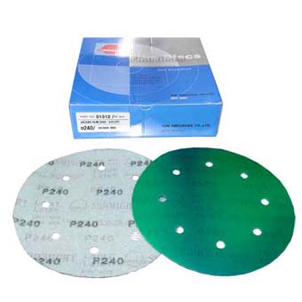 SUNMIGHT VELCRO FILM DISC 8H 200MM 240G SOLD EACH 